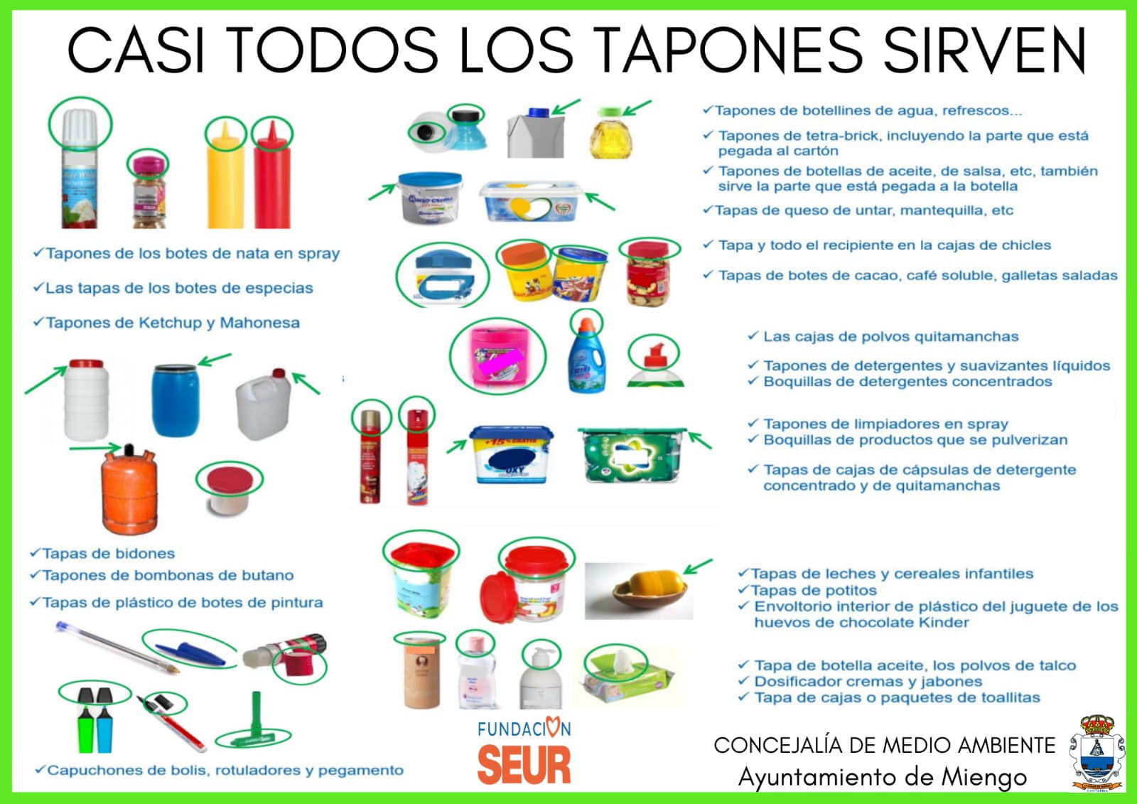 Tapones que sirven